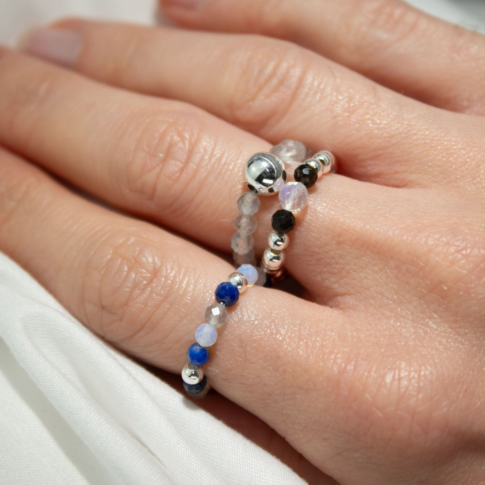 The Northern Lights Ring Set — Nymph Gemstone Collection