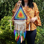 Multi Pyramid Bali Dreamcatcher Large