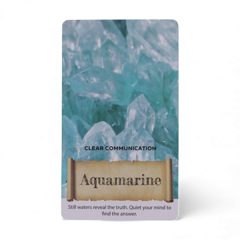 Healing Energy Deck Crystals & Elixirs Oracle Cards