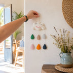 Mini Happy Clouds Handmade Felt Mobile