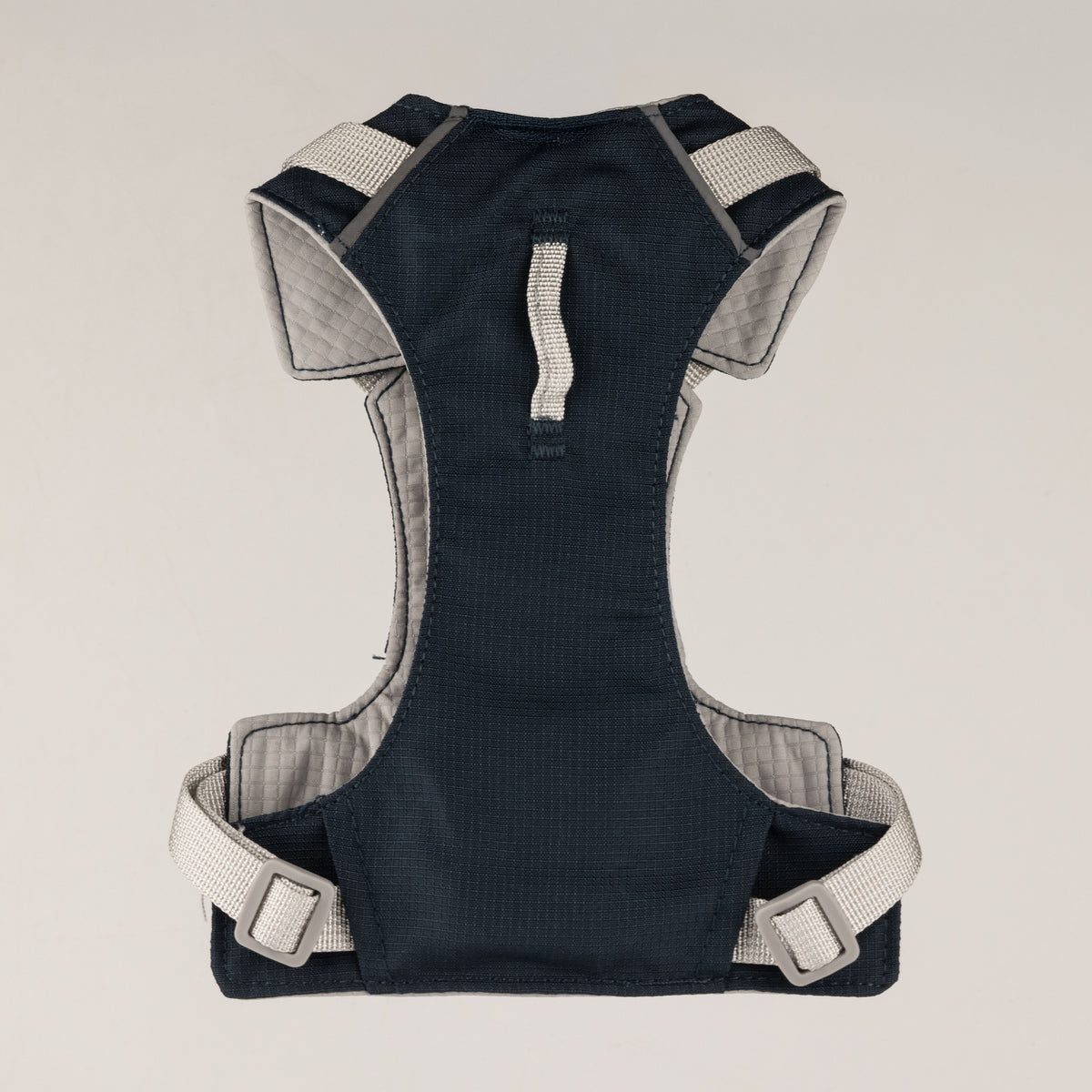 Dog Step-In Guardian Harness with Reflective Mesh & Black Obsidian Charm - Rock Grey - Small (4-8kg)