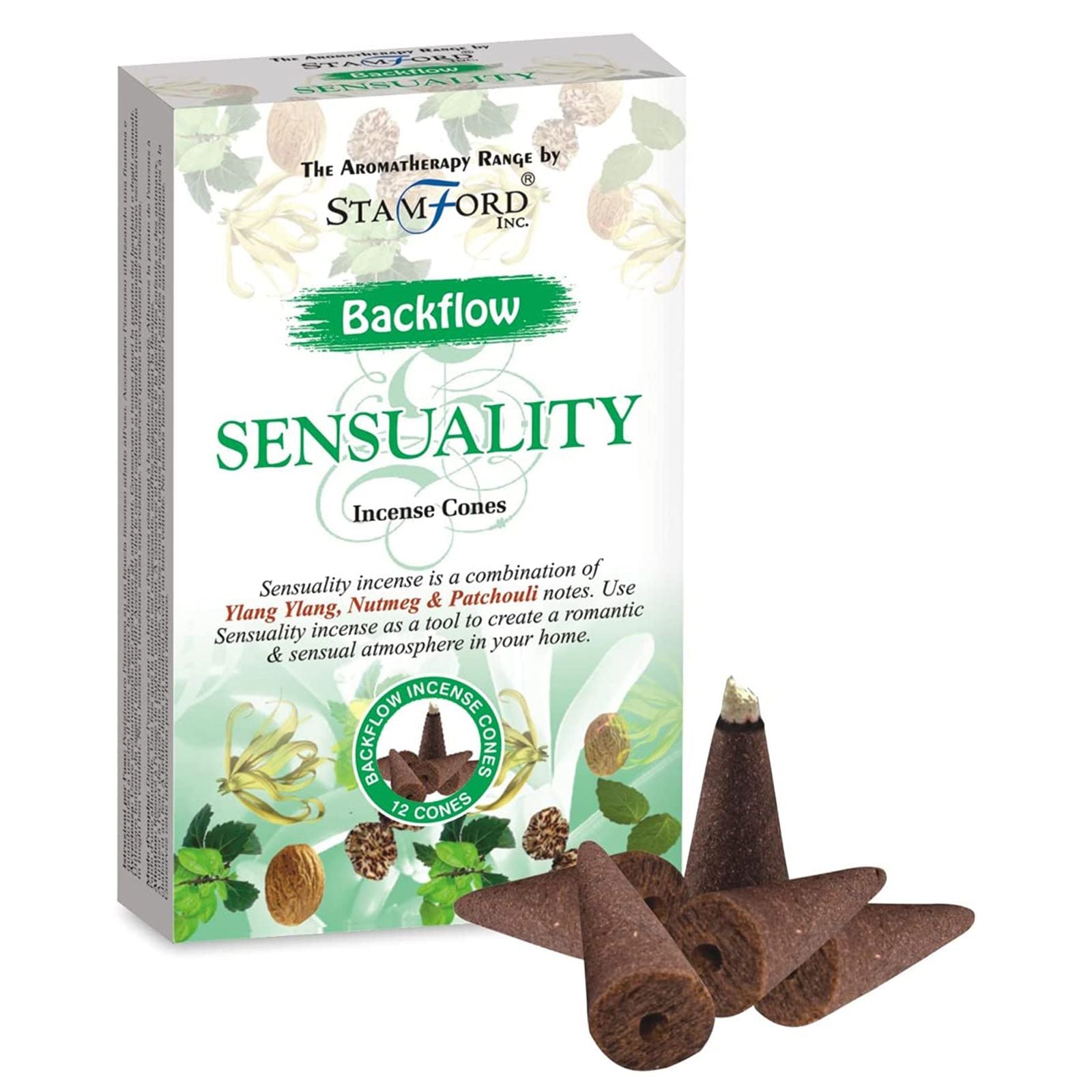 Stamford Aromatherapy Backflow Cones - Sensuality