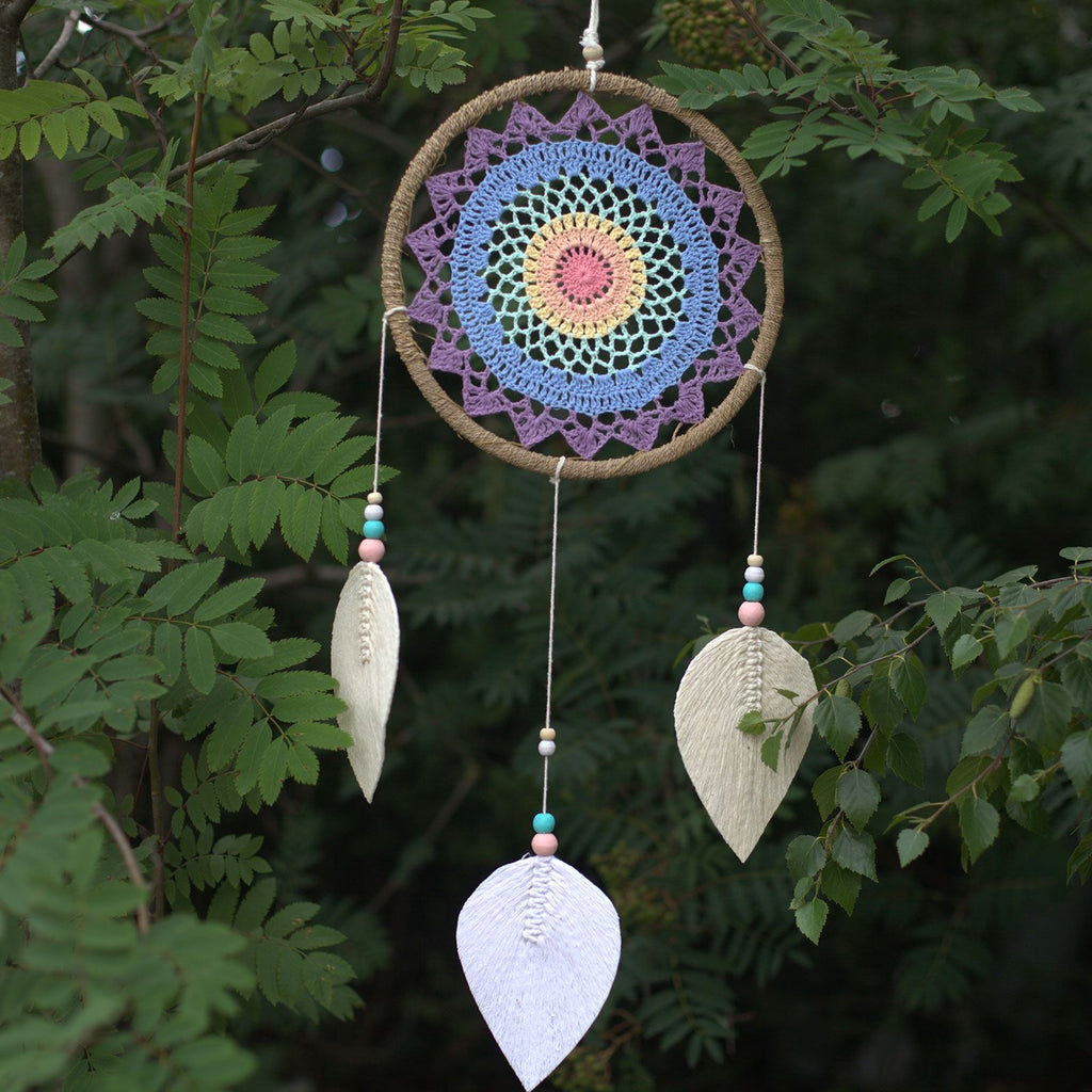 Elemental Spirits Dreamcatcher | Large Multi 65cm | Handmade in Bali