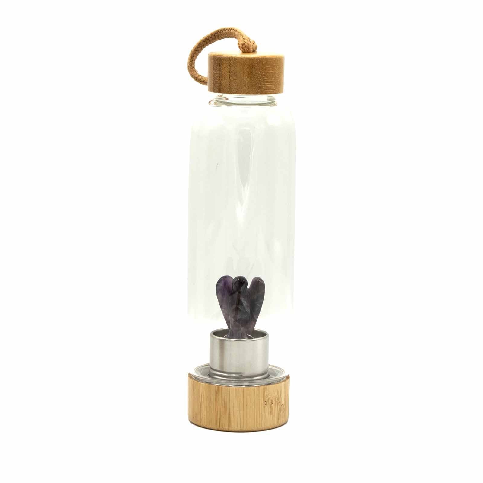 Amethyst Crystal Water Bottle | Angel | Relaxation & Calm
