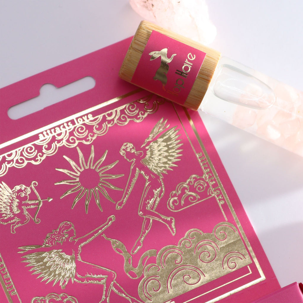 The Lovers Hop Hare Tarot Roll On