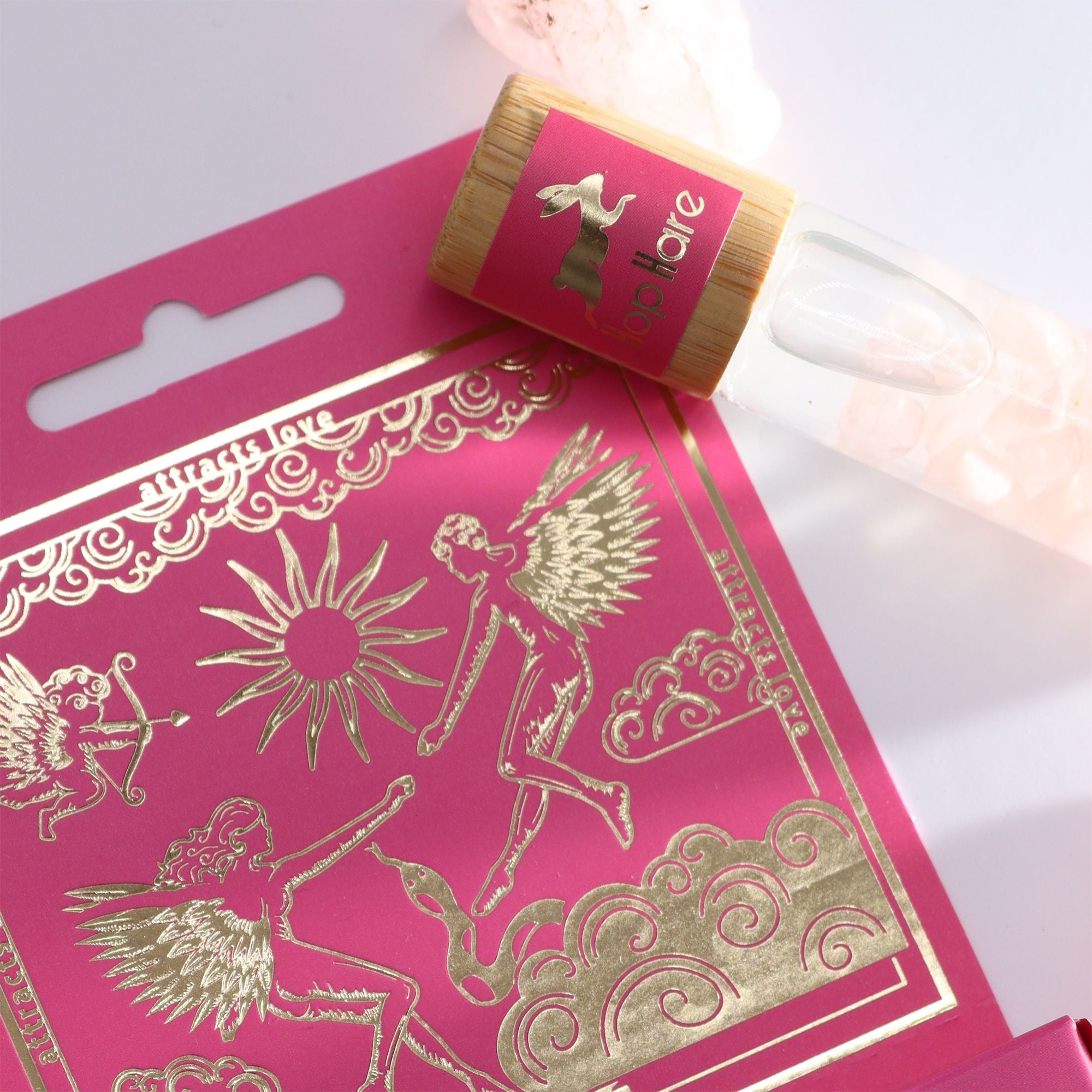 The Lovers Hop Hare Tarot Roll On