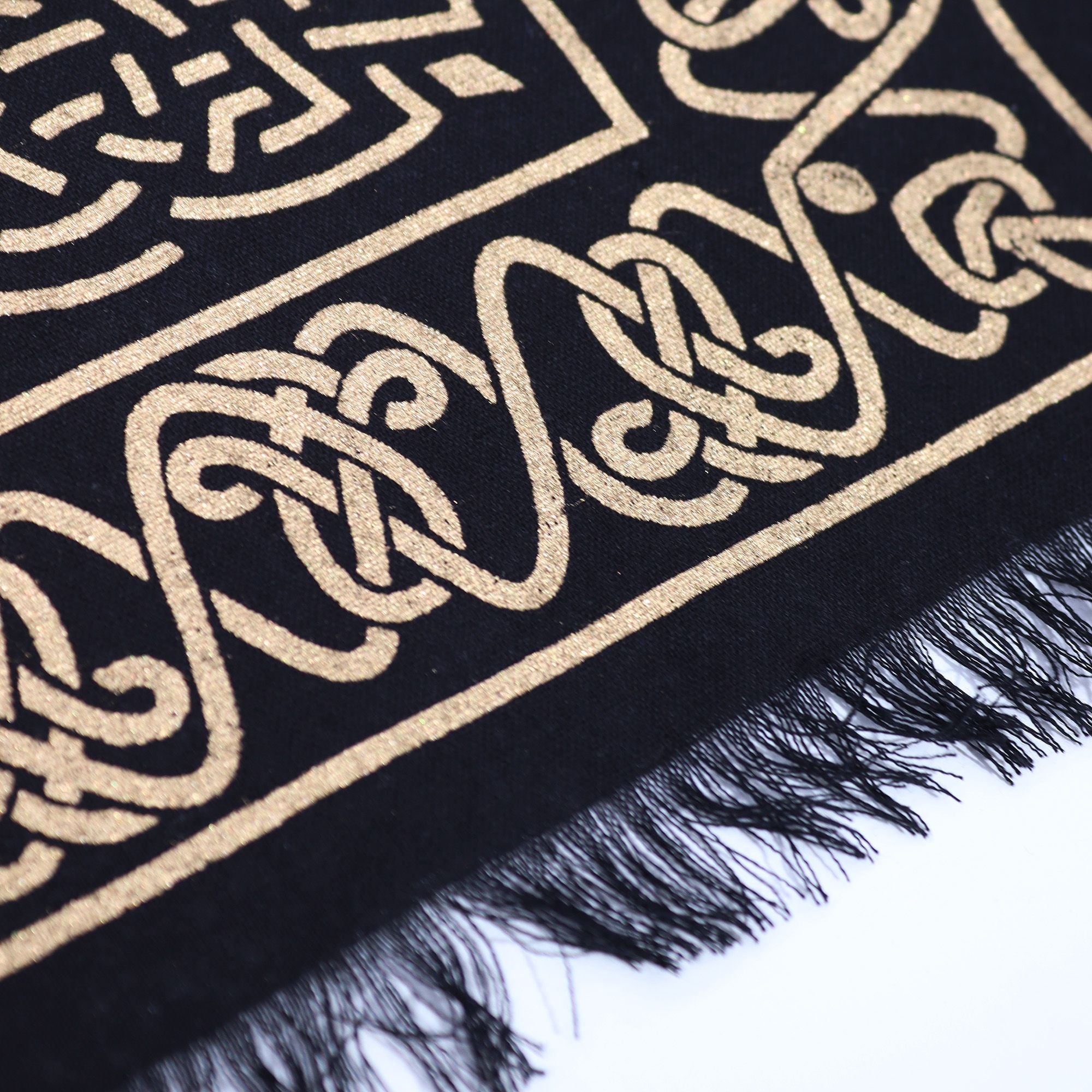 Chakra Chart Esoteric Fringed Altar Cloth