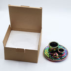 Mandala Metallic Rainbow Palo Santo Stick & Smudge Holder