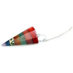 7 Slice Chakra Style Pendulum
