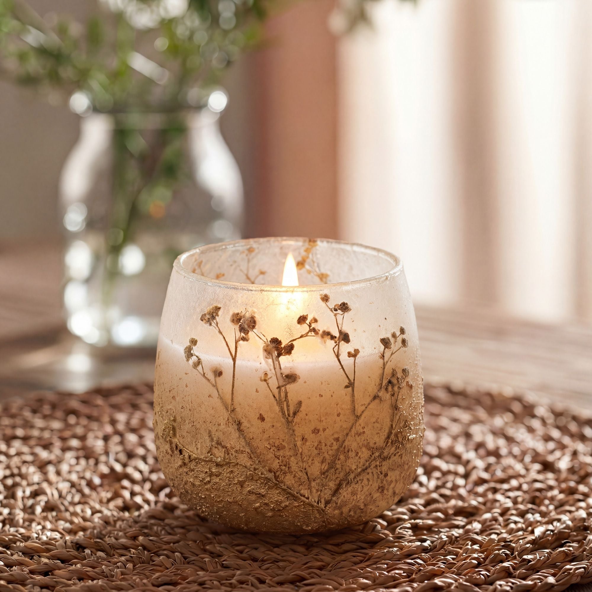 Wildlight Woods — Medium Botanical Glass Jar Candle