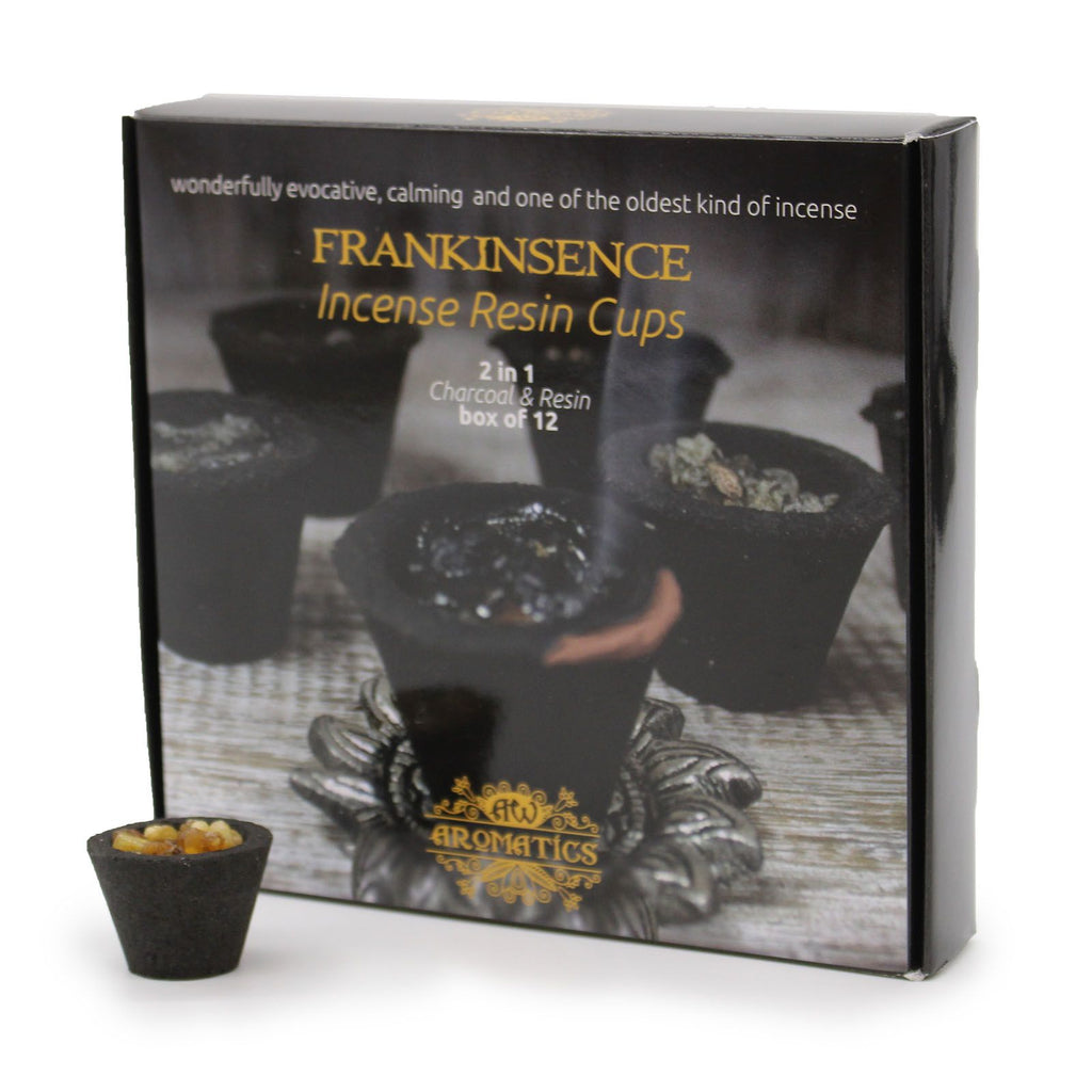 Box of 12 Resin Cups – Frankincense
