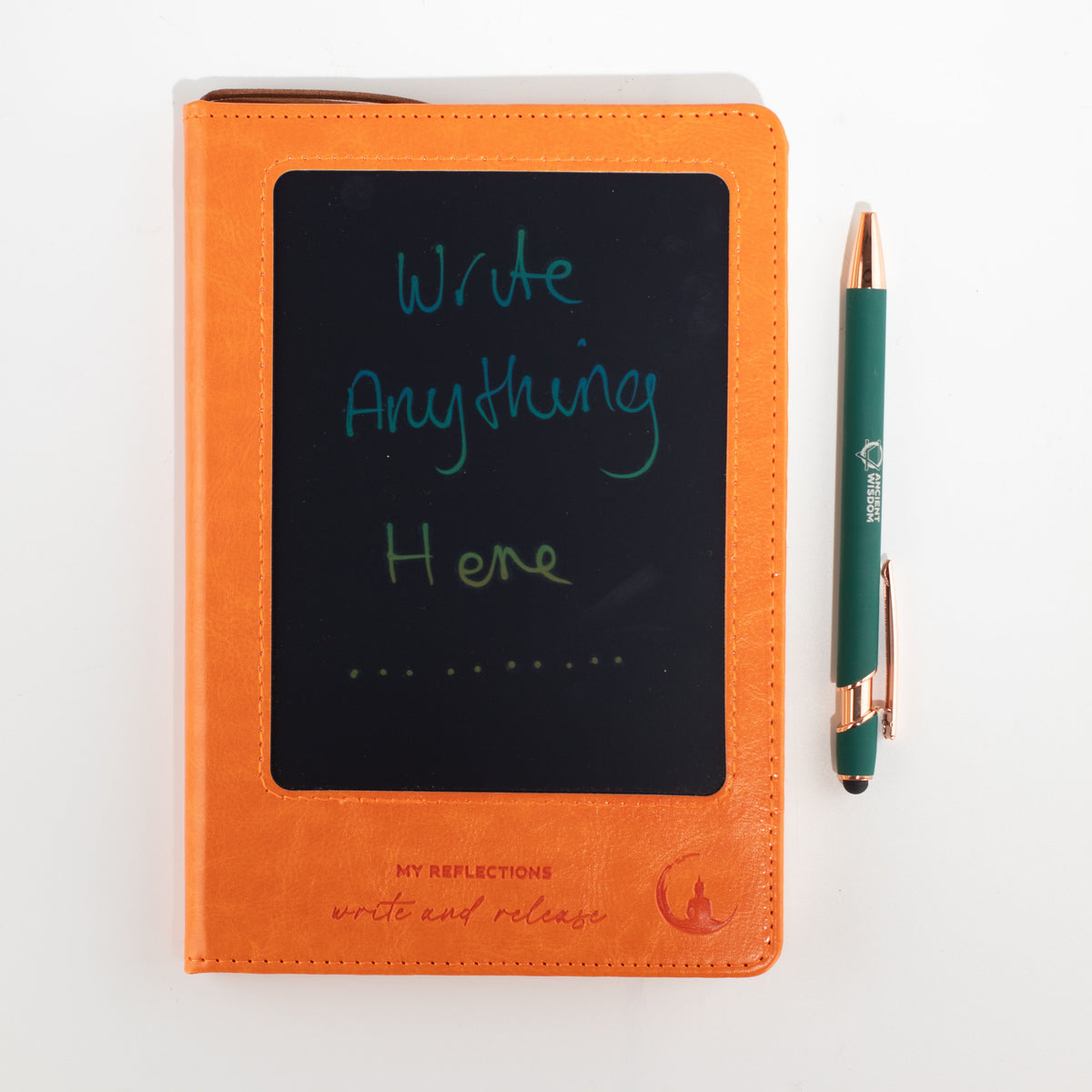 Write & Release Orange A5 LCD Notebook