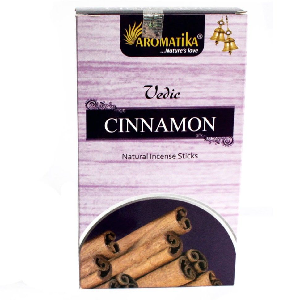 Cinnamon Vedic Incense Sticks - Aromatika