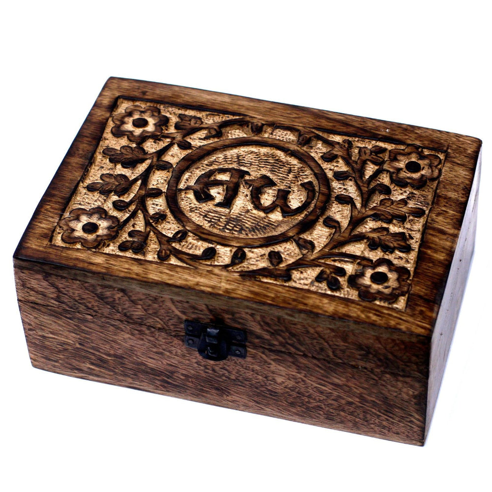 Mango Wood Aromatherapy Box for 24 Bottles
