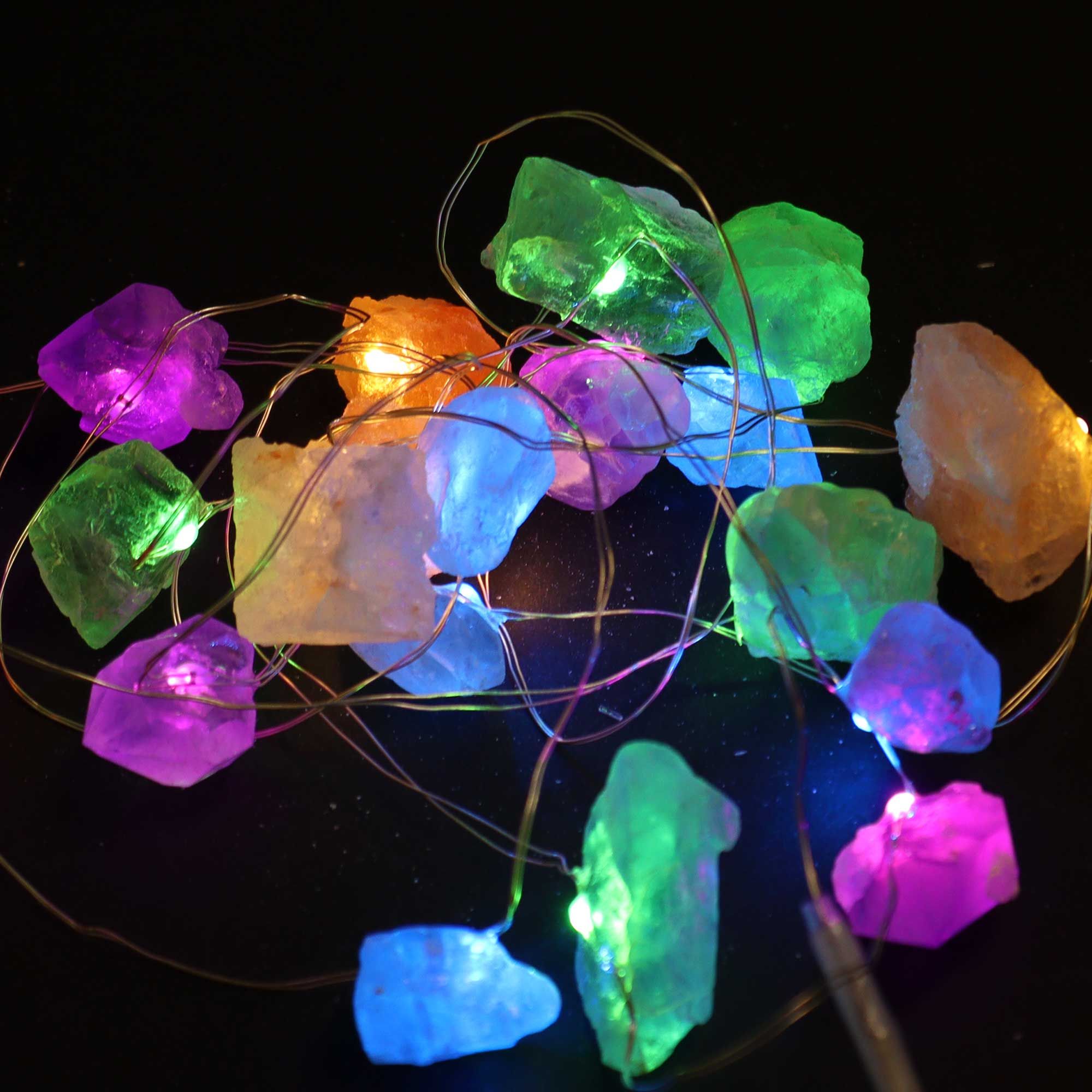 Mixed Rocks Gemstone Enchantment Lights