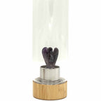 Amethyst Crystal Water Bottle | Angel | Relaxation & Calm