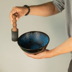 The Mushroom Grove Singing Bowl — Blue