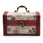 Rose Design Set of 2 Colonial Boxes