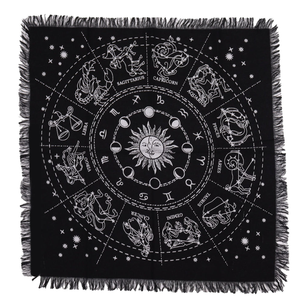 Horoscope Esoteric Fringed Altar Cloth