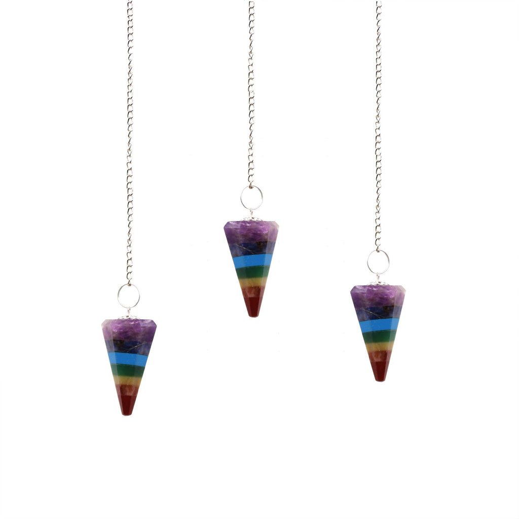7 Slice Chakra Style Pendulum