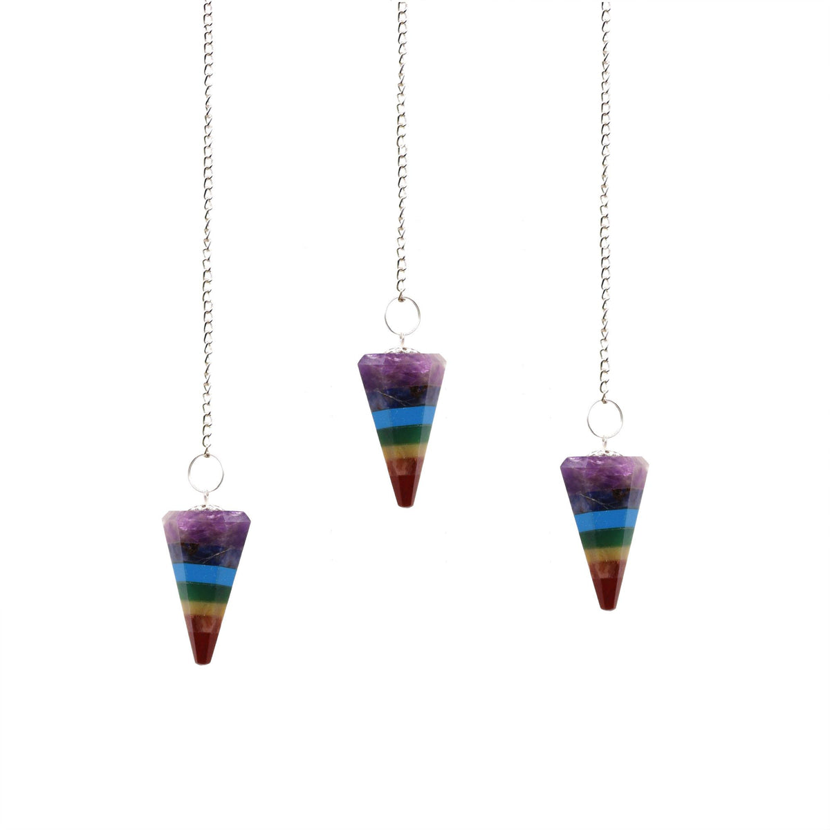 7 Slice Chakra Style Pendulum