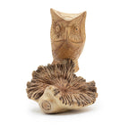 Handmade Parasite Wood Carving — The Watching Owl