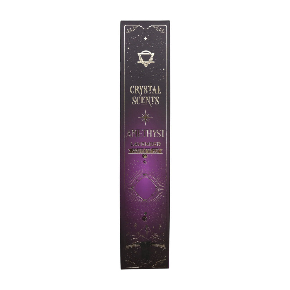 Crystal Scents Smudge Kit – Amethyst & Lavender