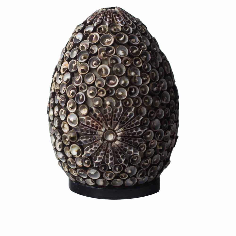 The Shell Lamp | Chocolate Twist Oval Large