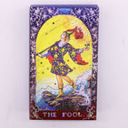 Mandala Blue Foil Tarot Card Set  with booklet