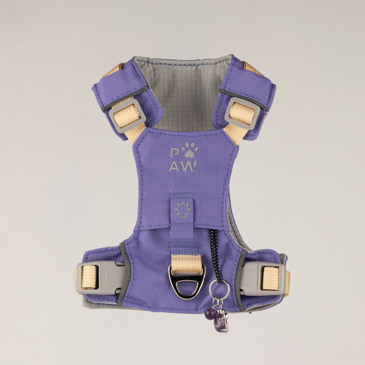 PAW XS Step-in Dog Harness - Lavender & Amethyst Charm