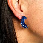 The Lapis Nymph — Angel Wing Earrings