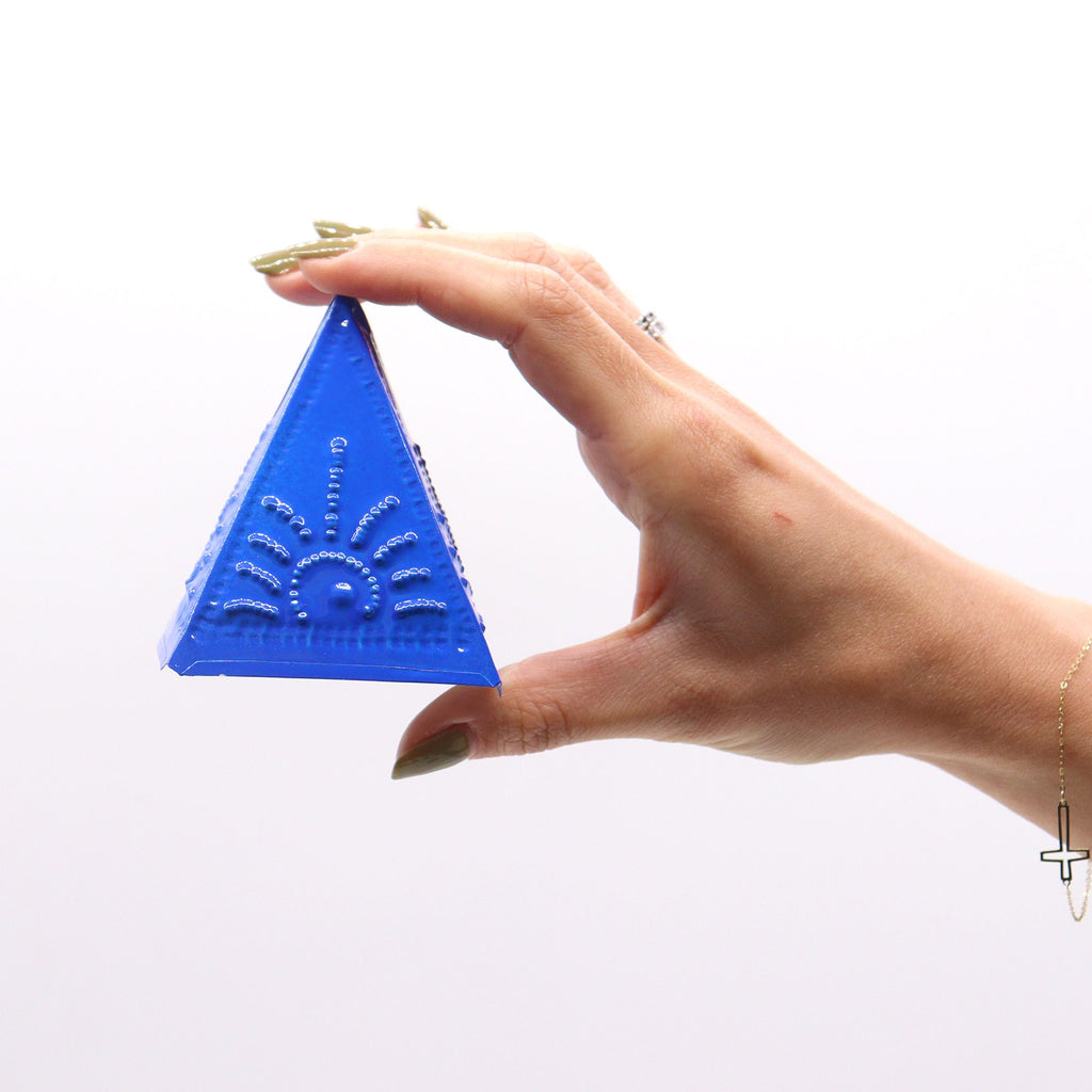 Blue Green Purple Incense Powder Mould Set