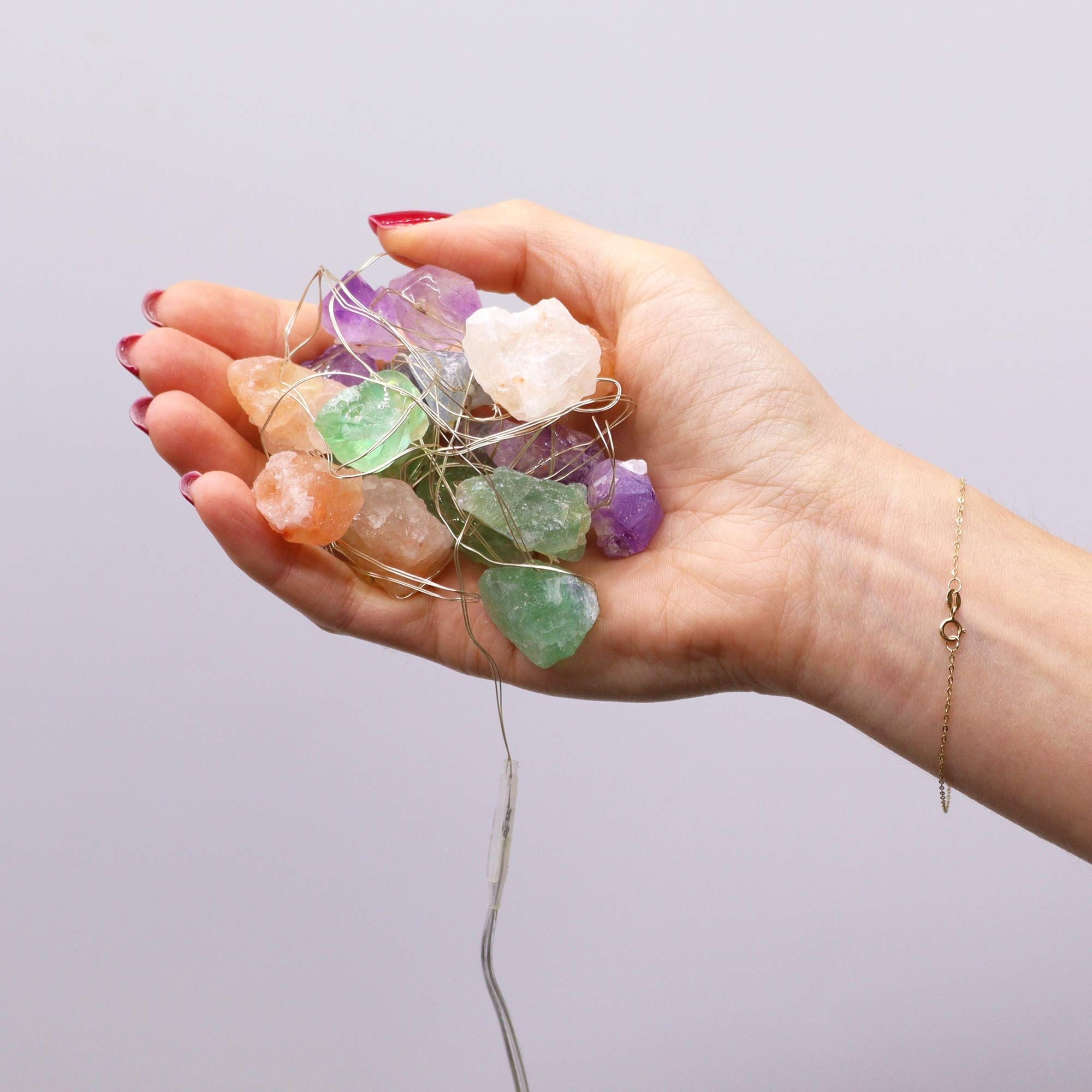 Mixed Rocks Gemstone Enchantment Lights