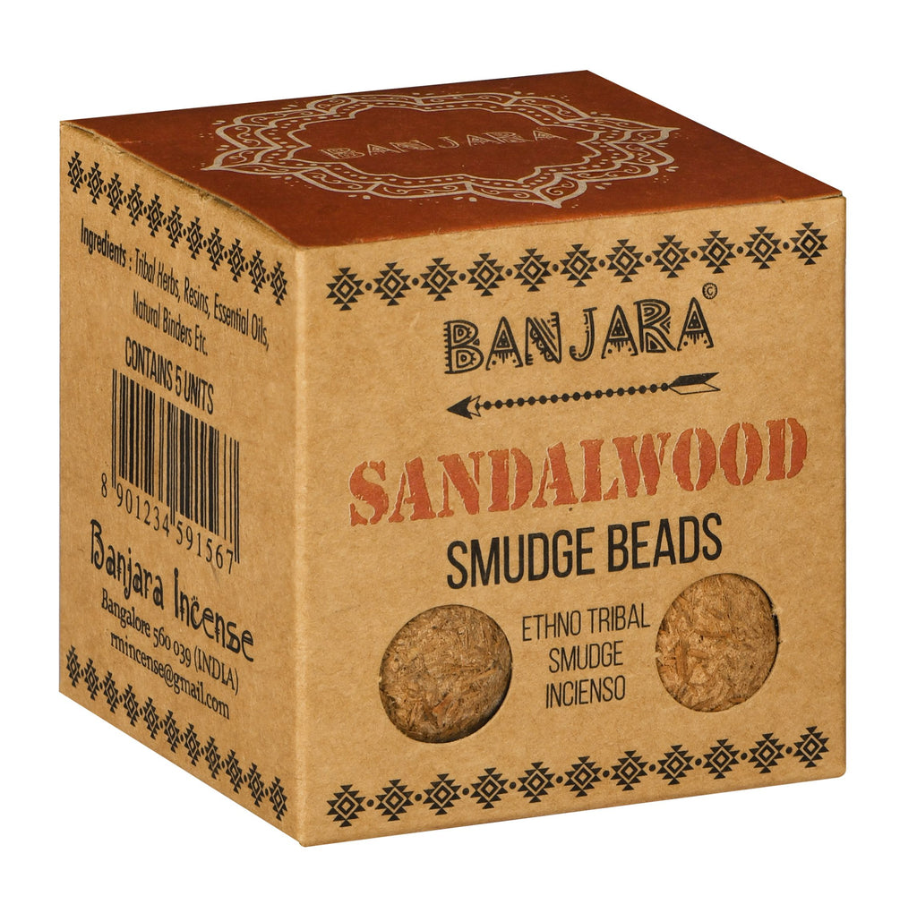 Banjara Smudge Beads – Sandalwood