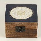 Leo Small Enamelled Keepsake Box