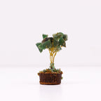 Green Aventurine (15 stone) Mini Gemstone Tree On Wood Base