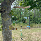 Multi Five String  Simple Hanging Glass Windchime