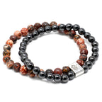 Leopard Skin Magnetic Gemstone Bracelet
