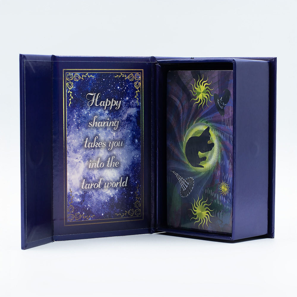 Witch Tarot — Purple Foil Tarot Card Set with Guidebook