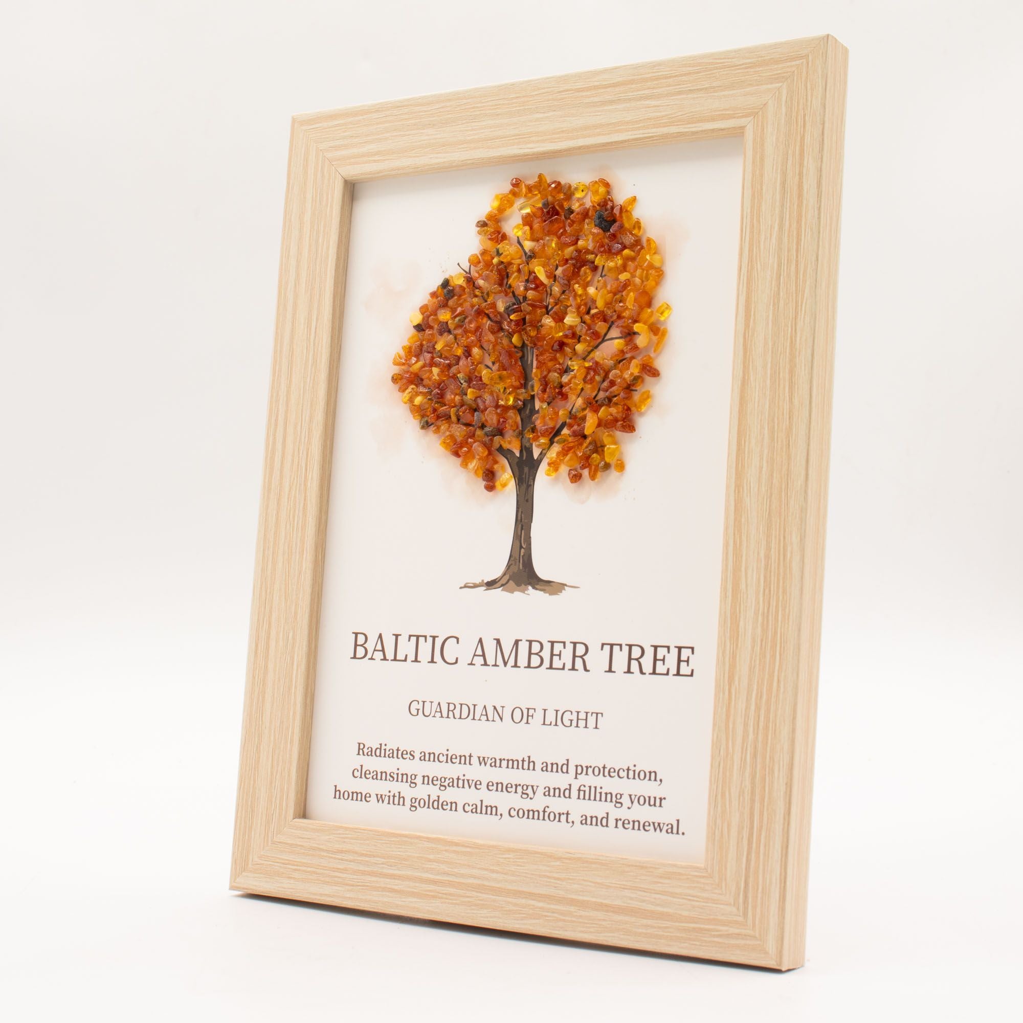 Baltic Amber Tree of Life Gemstone Picture