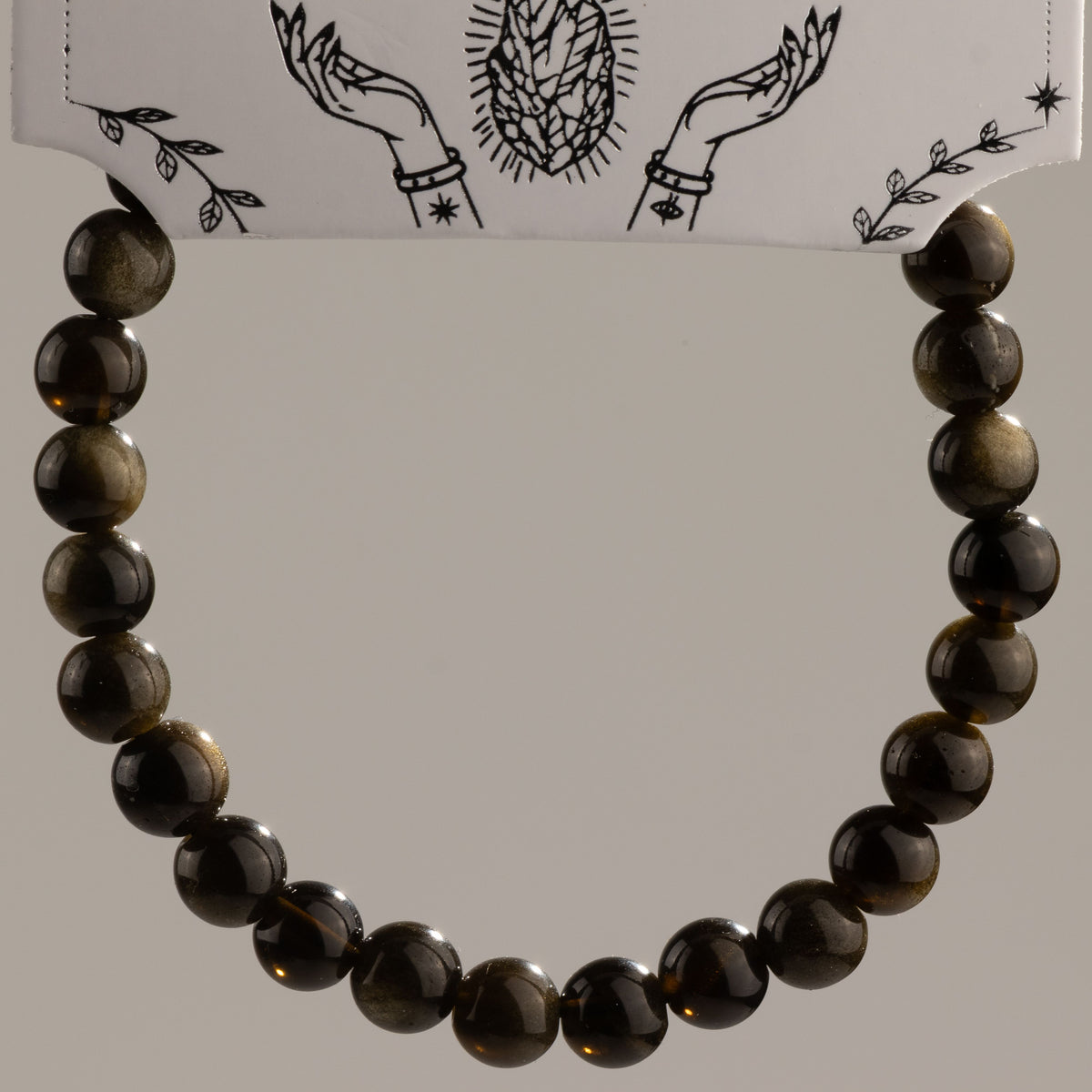 Gold Obsidian Petite Power Bracelet