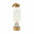Rose Quartz Crystal Water Bottle | Angel | Rejuvenating & Love
