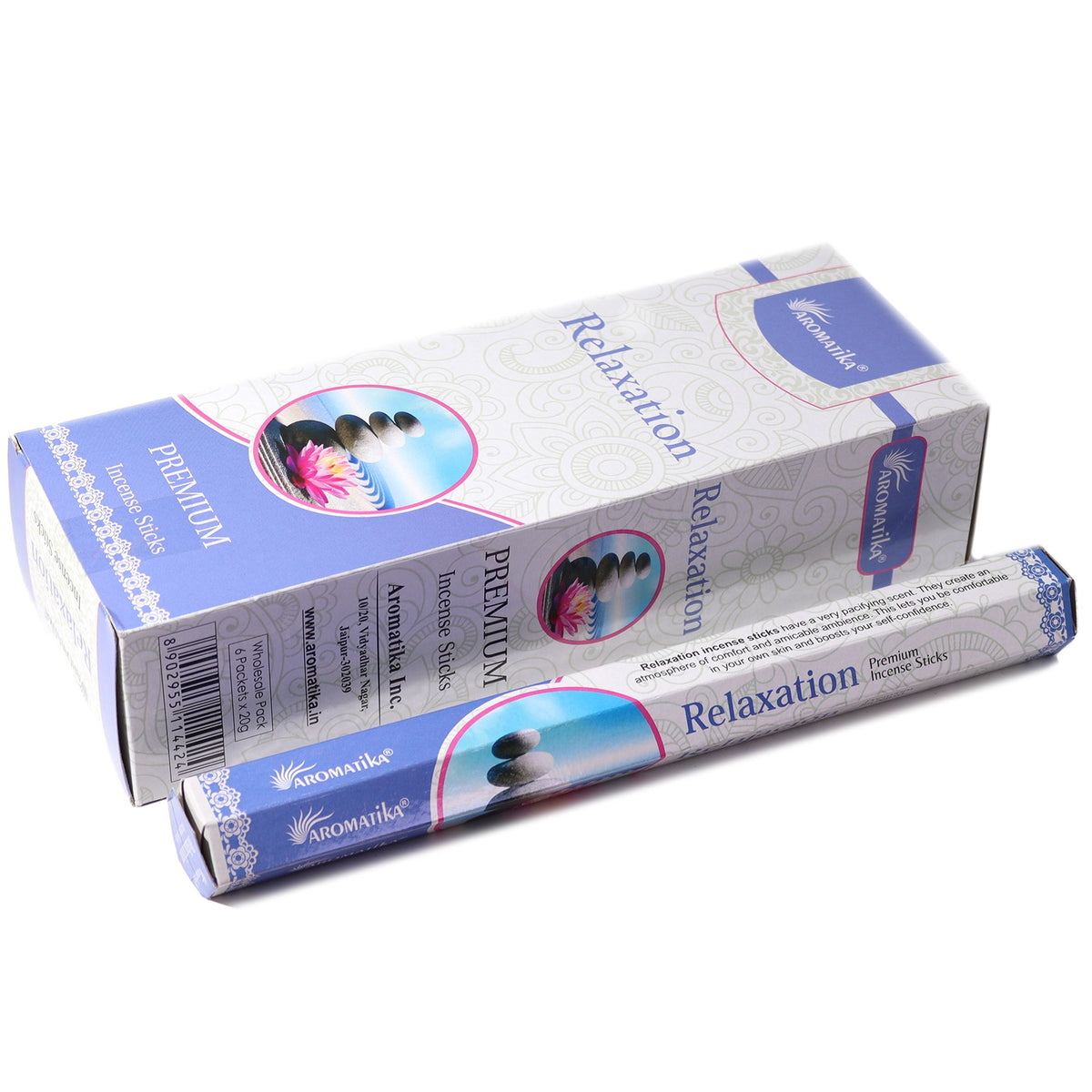 Relaxation Charcoal-Free Hex Incense Sticks - Aromatika