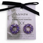 The Amethyst Nymph — Loop Earrings