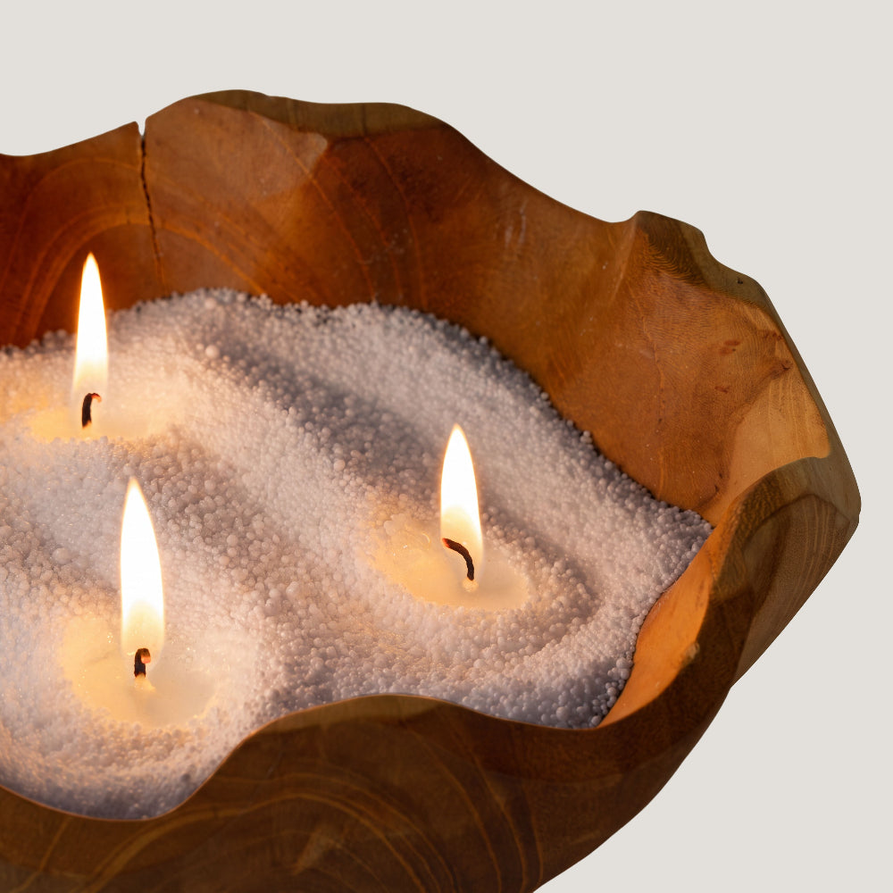 Warm Grey Azure Noir Candle Sand - 300g