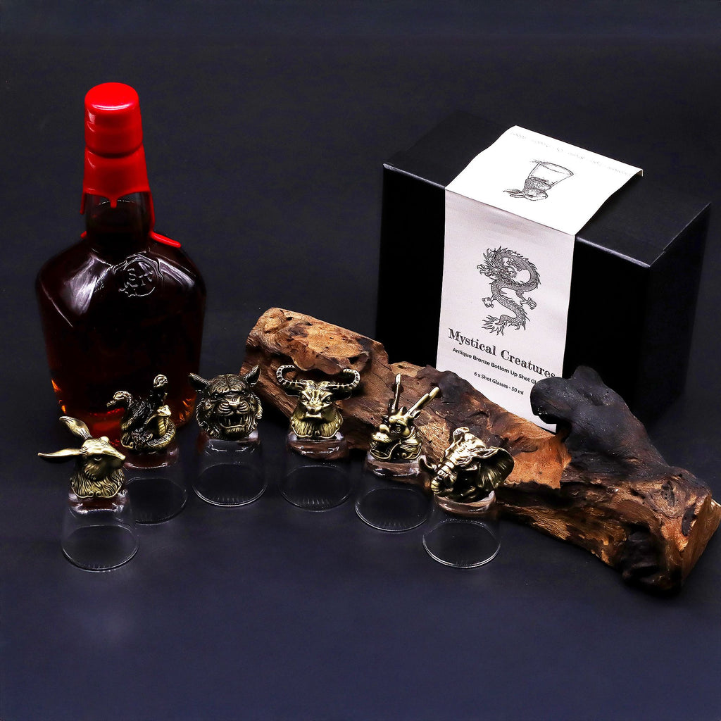 Mystical Creatures Shot Glass Gift Set - 6 x 50ml