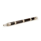 Bloodroot Sovereign Wand — Extra Long Fancy Jasper with Crystal Ball Top