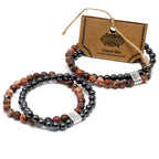 Leopard Skin Magnetic Gemstone Bracelet