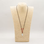 Opalite Angel Cord Necklace Gemstone Pendant