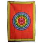 Cotton Wall Art Rainbow Flower of Life